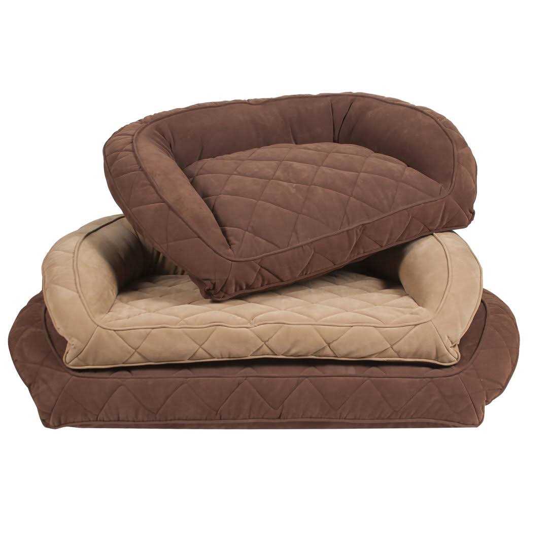 Quilted Microfiber Bolster Bed L9725