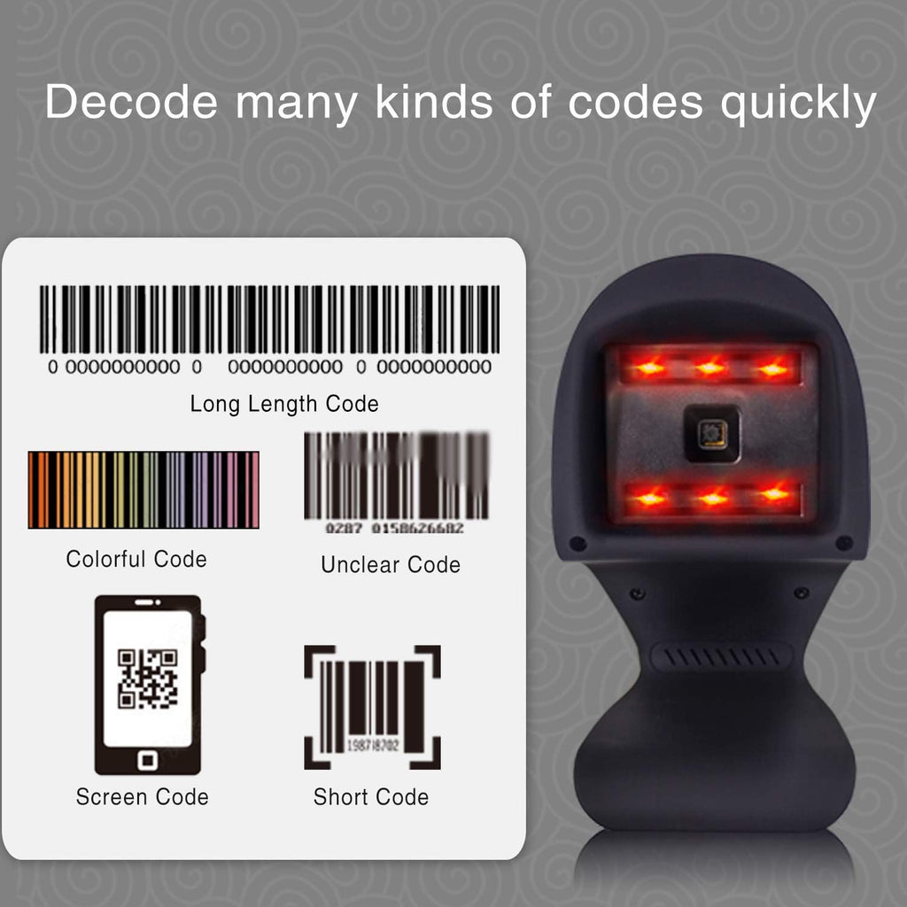 USB Hands-Free 2D Barcode Scanner Pack of 2 D83767