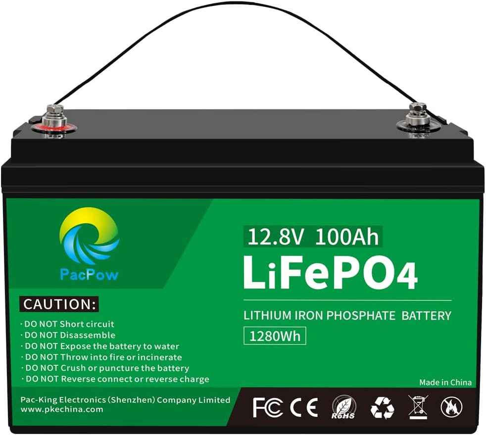 12V 100Ah LiFePO4 Deep Cycle Rechargeable Lithium Battery M35749