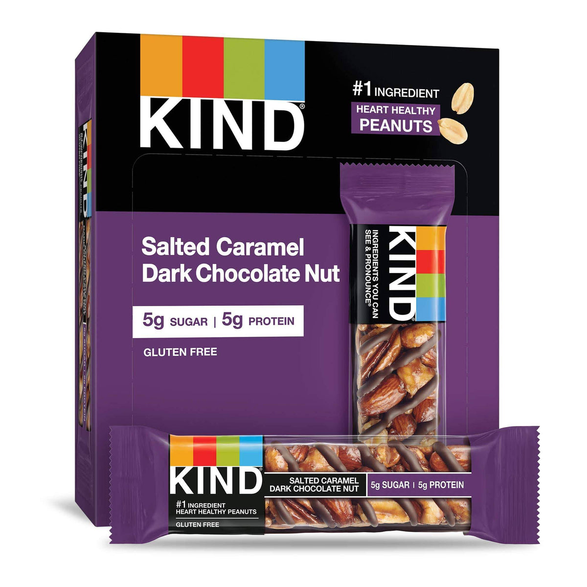 Caramel & Dark Chocolate & Nut Salted Bar P145277