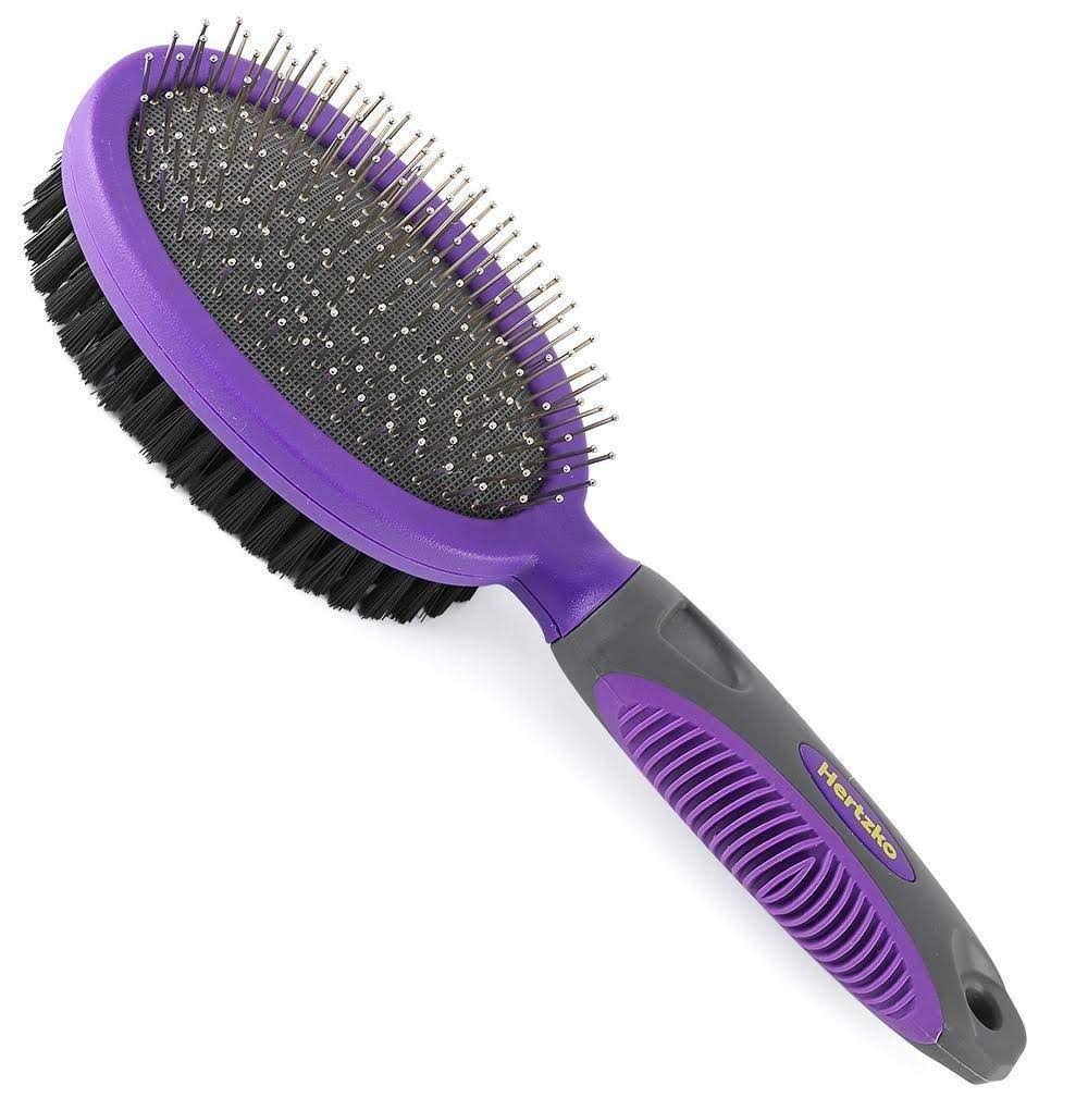 Double Sided Pins and Bristle Brush for Dogs and Cats P13184
