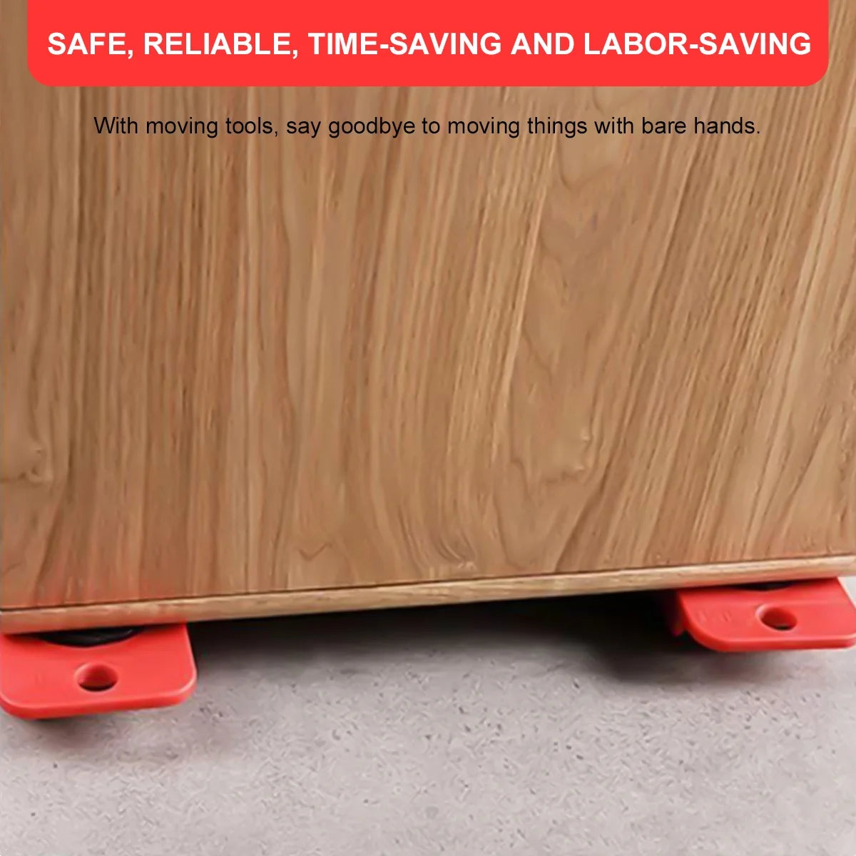 Heavy Duty Furniture Lifter Tool Transport Shifter Appliance Rollers Sliders S5910