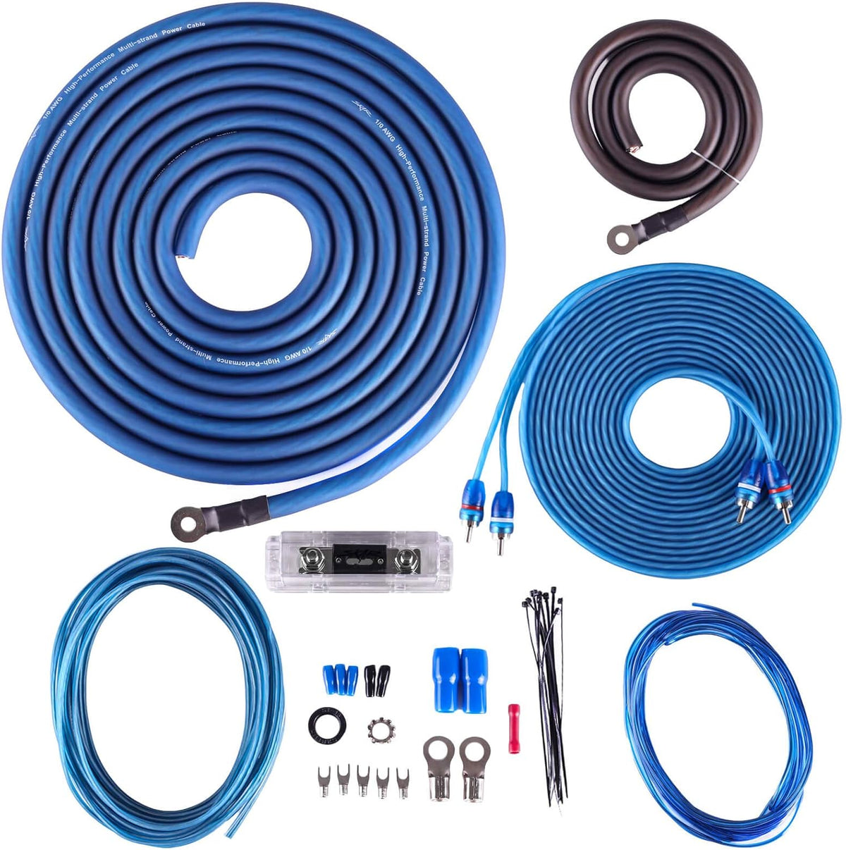1/0 Gauge CCA Amplifier Installation Wiring Kit I88924
