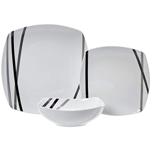 18 Piece Square Dinnerware Set F987410