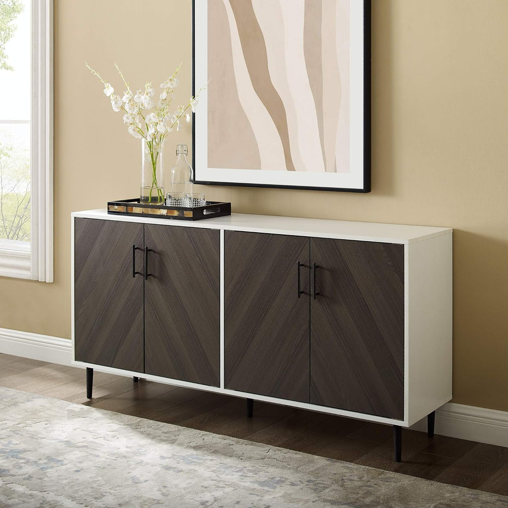 White 2 Door Accent Cabinet S82985