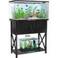 Black 29 Gallon Aquarium Stand with Cabinet N8481