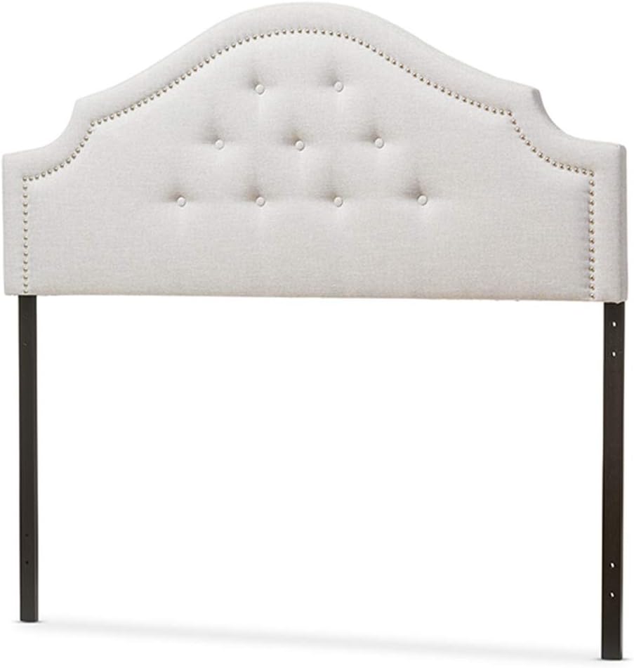 Grayish Beige Upholstered Full Headboard S5153