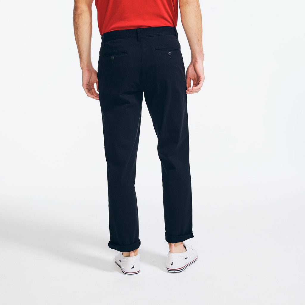 Classic Fit Flat Front Deck Pant True Black 34x32 J8572