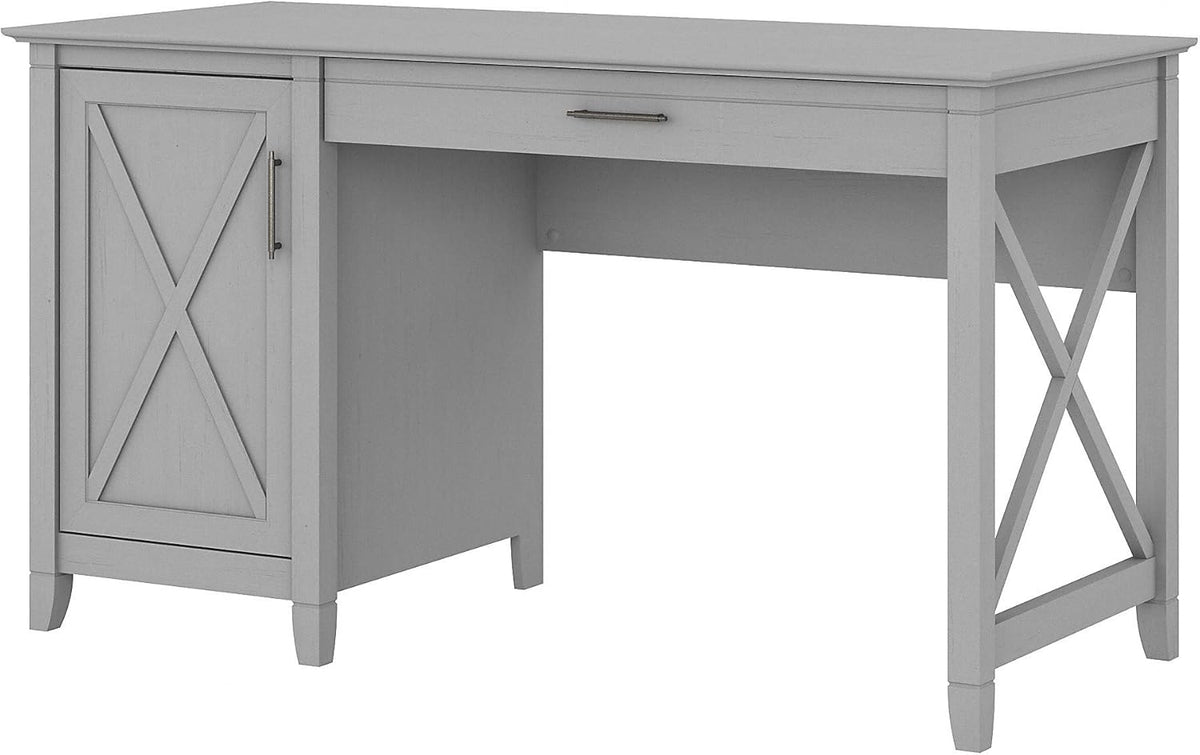 54W Computer Desk with Keyboard Tray and Storage N186288