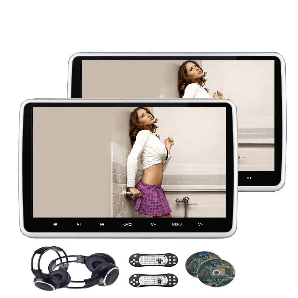 Car Headrest Monitor DVD Player with Speaker Y656