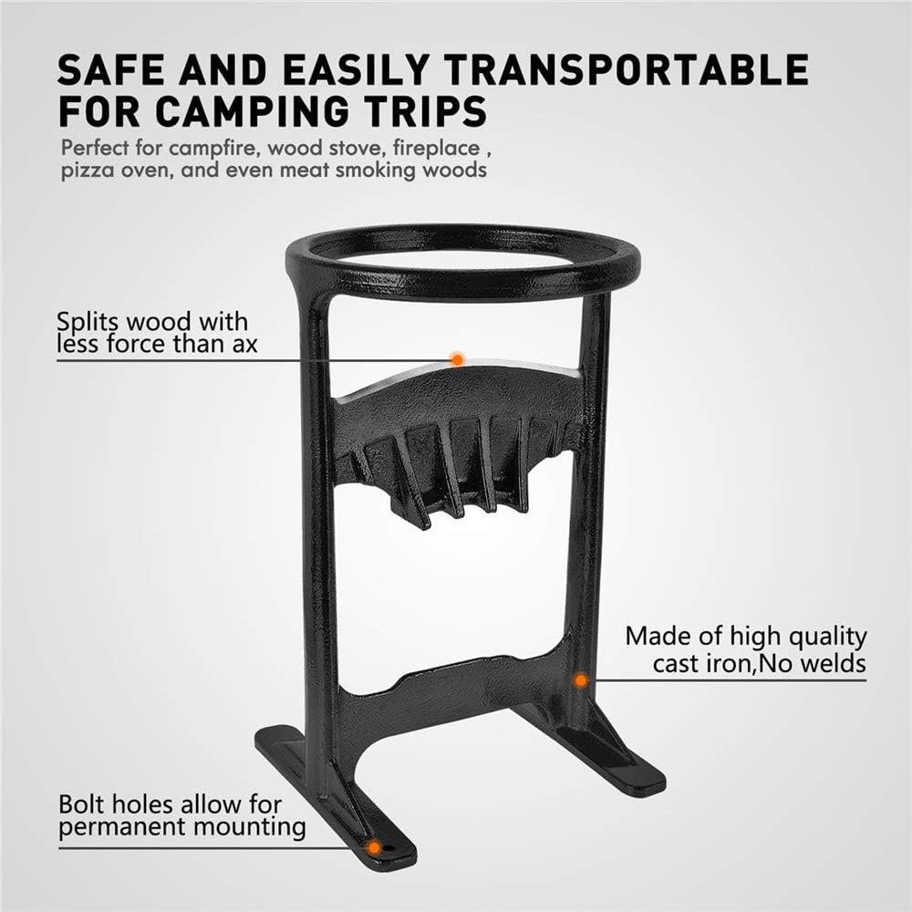 Manual Cast Iron Firewood Splitter Wedge Pack of 2 V866