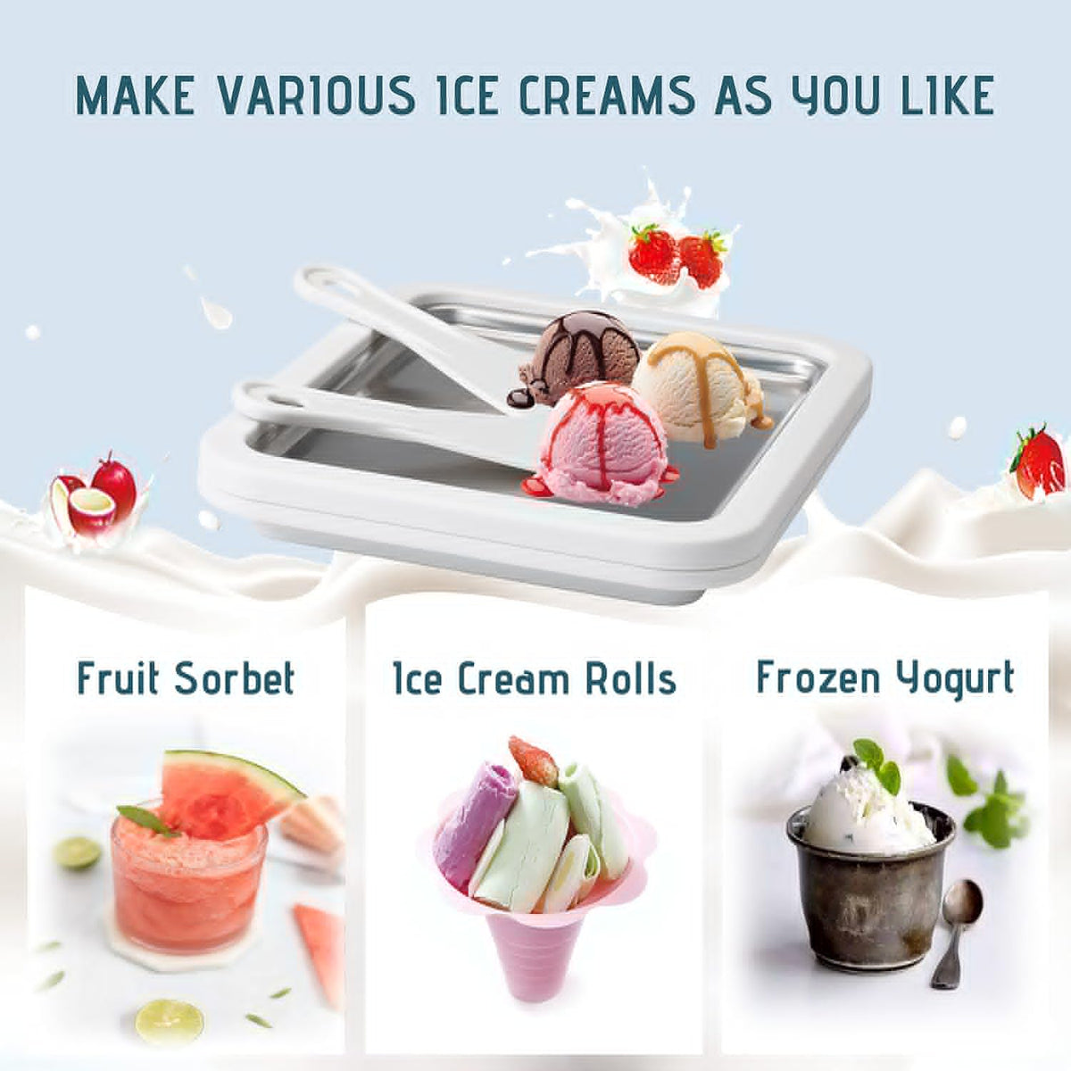 Rolled Ice Cream Maker Machine L361483