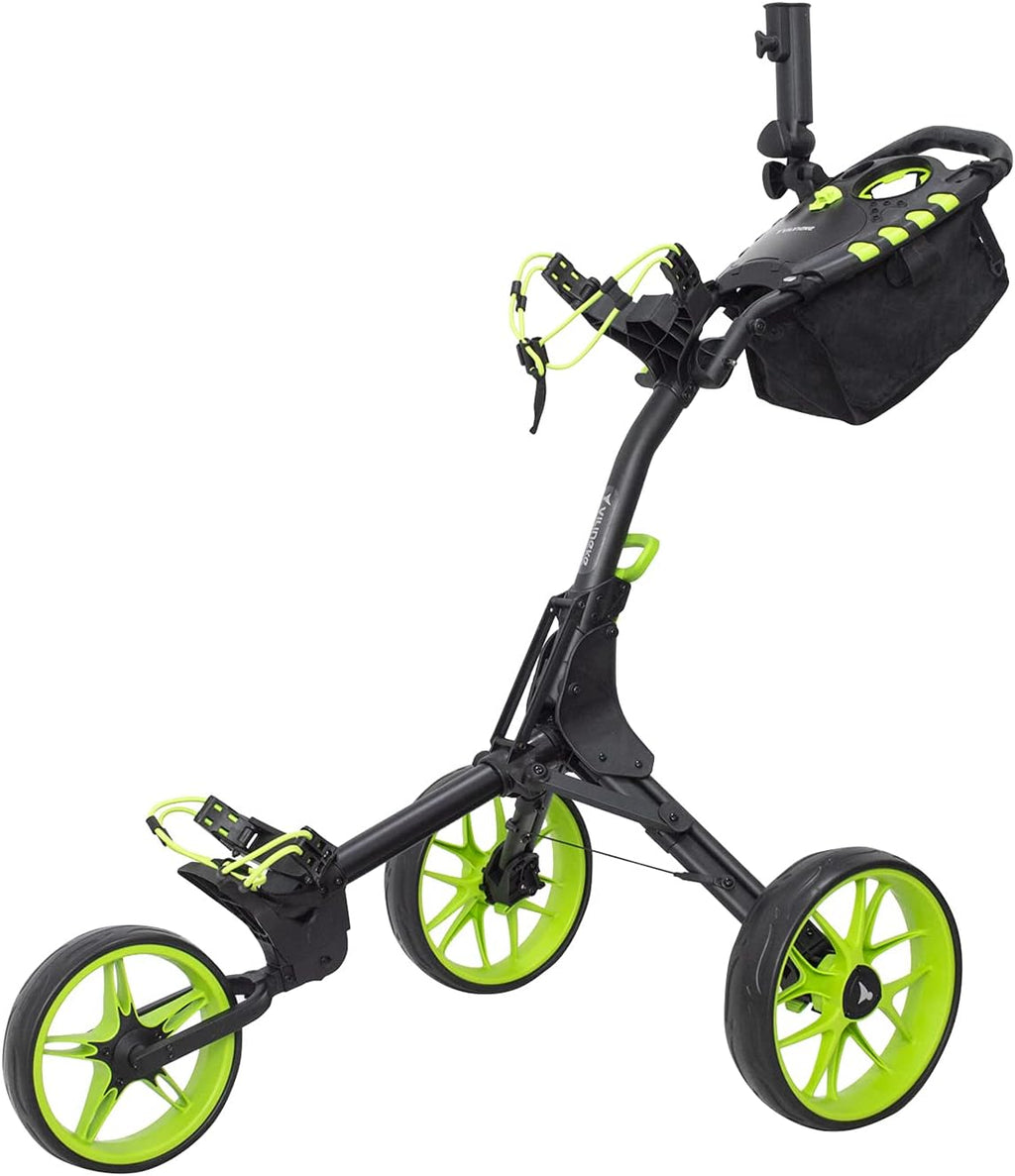 Compact 3 Wheel Push Cart Trolley with Foot Brake C945885