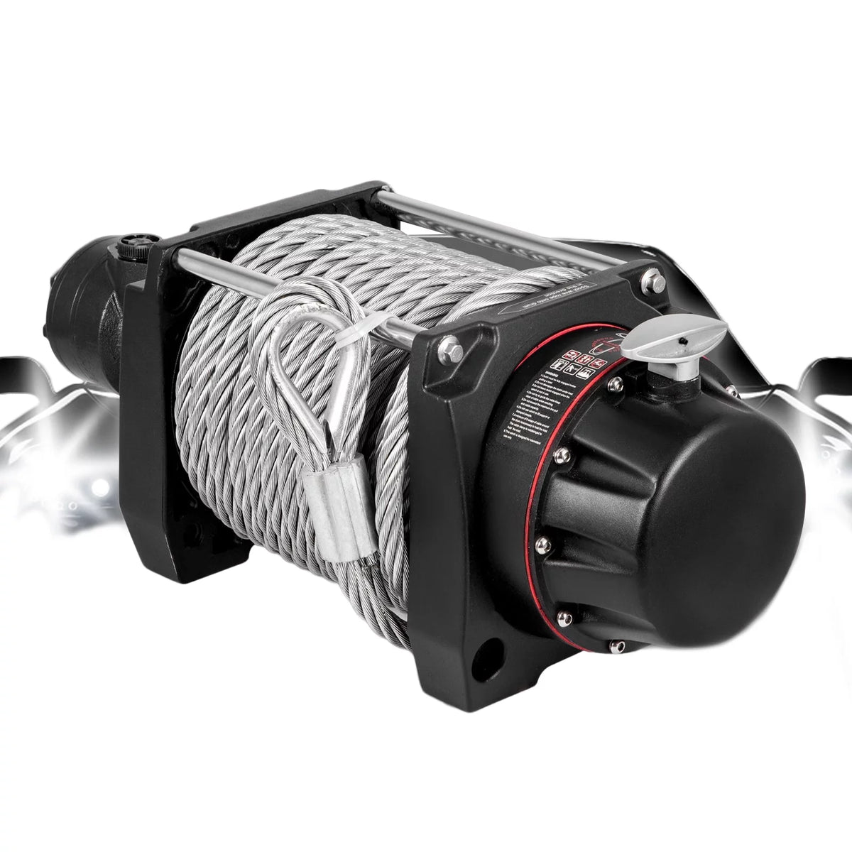 Hydraulic Winch 20000lbs Steel Cable Winch K78877