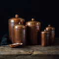 Copper Kitchen Canisters L23815