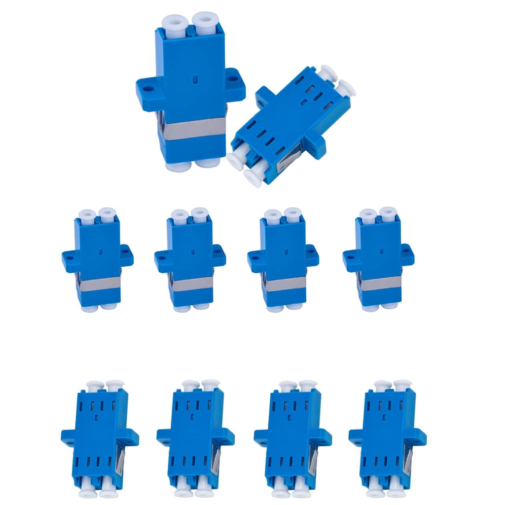 Fiber Optic Cable Adapter LC to LC Duplex 6 Pack U168128