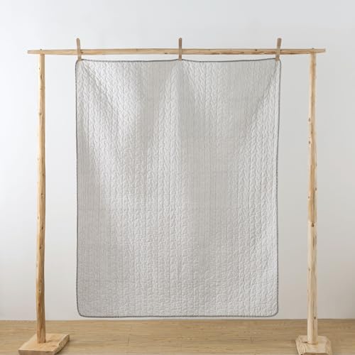 50" x 60" Cotton Quilted Throw Blanket R330732