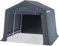 Heavy Duty 7 x 12ft Storage Shelter Carport Grey R1535