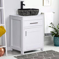 24 Inch Bathroom Vanity Sink Combo with Chrome Faucet F159531