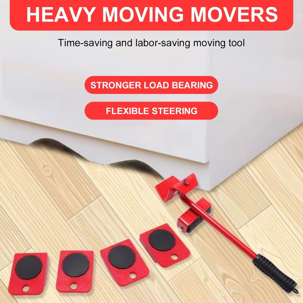Heavy Duty Furniture Lifter Tool Transport Shifter Appliance Rollers Sliders S5910