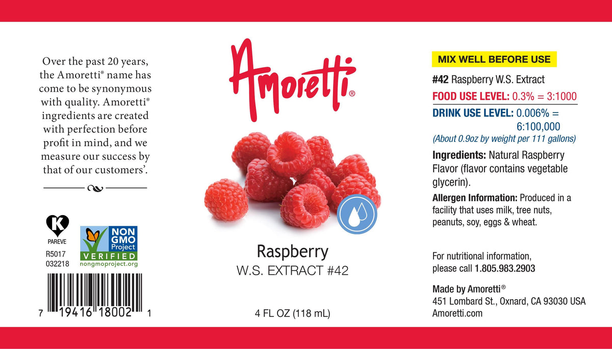 Raspberry Extract Water Soluble 2 lbs R924
