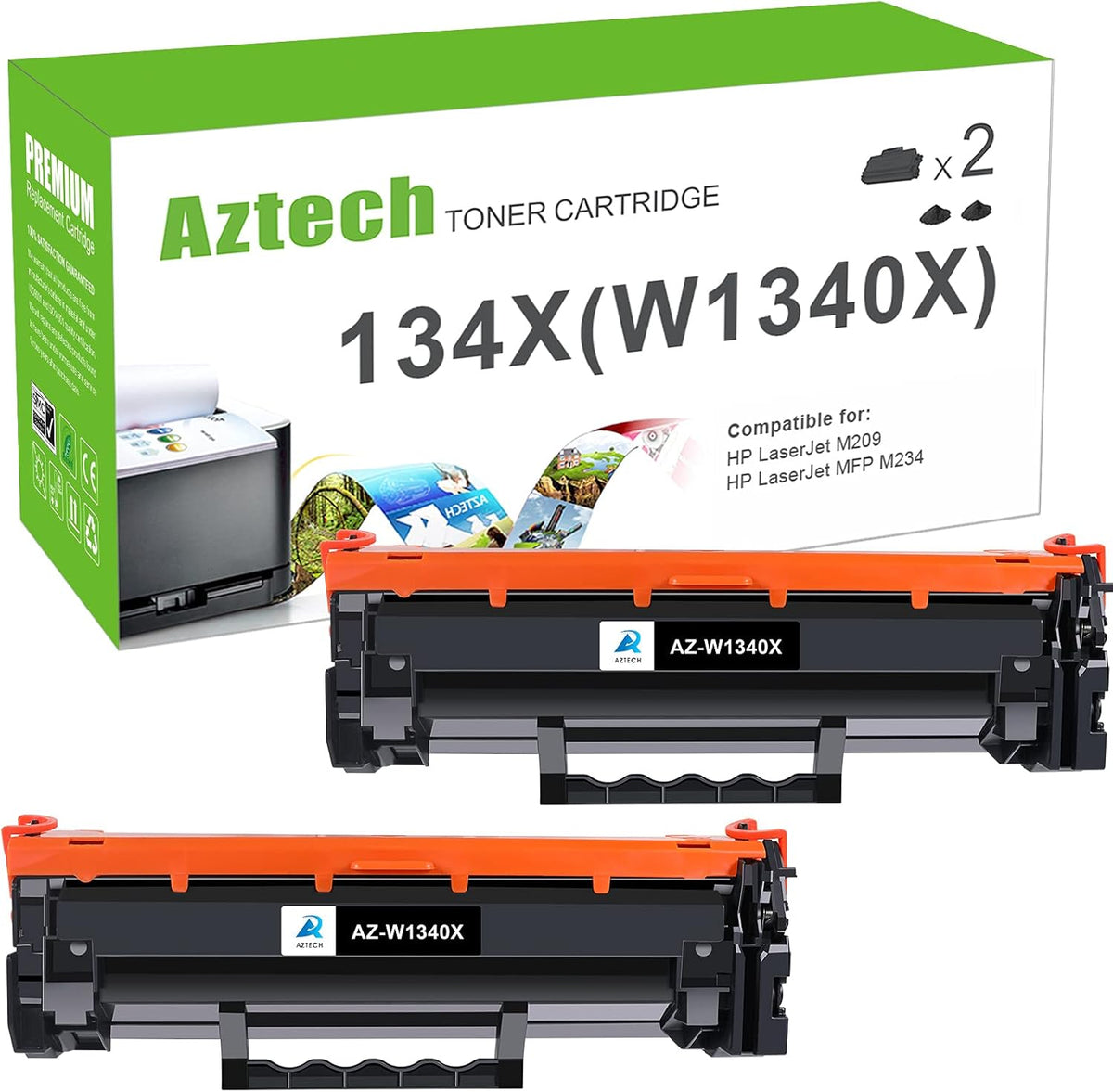 Compatible Toner Cartridge Replacement Black 2-Pack E8544