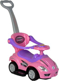 3 in 1 Ride on Toys Pushing Car with Guardrail Red H3126