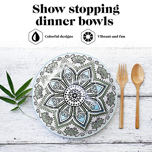 Set of 4 Large 9-inch Pasta Bowls S374062