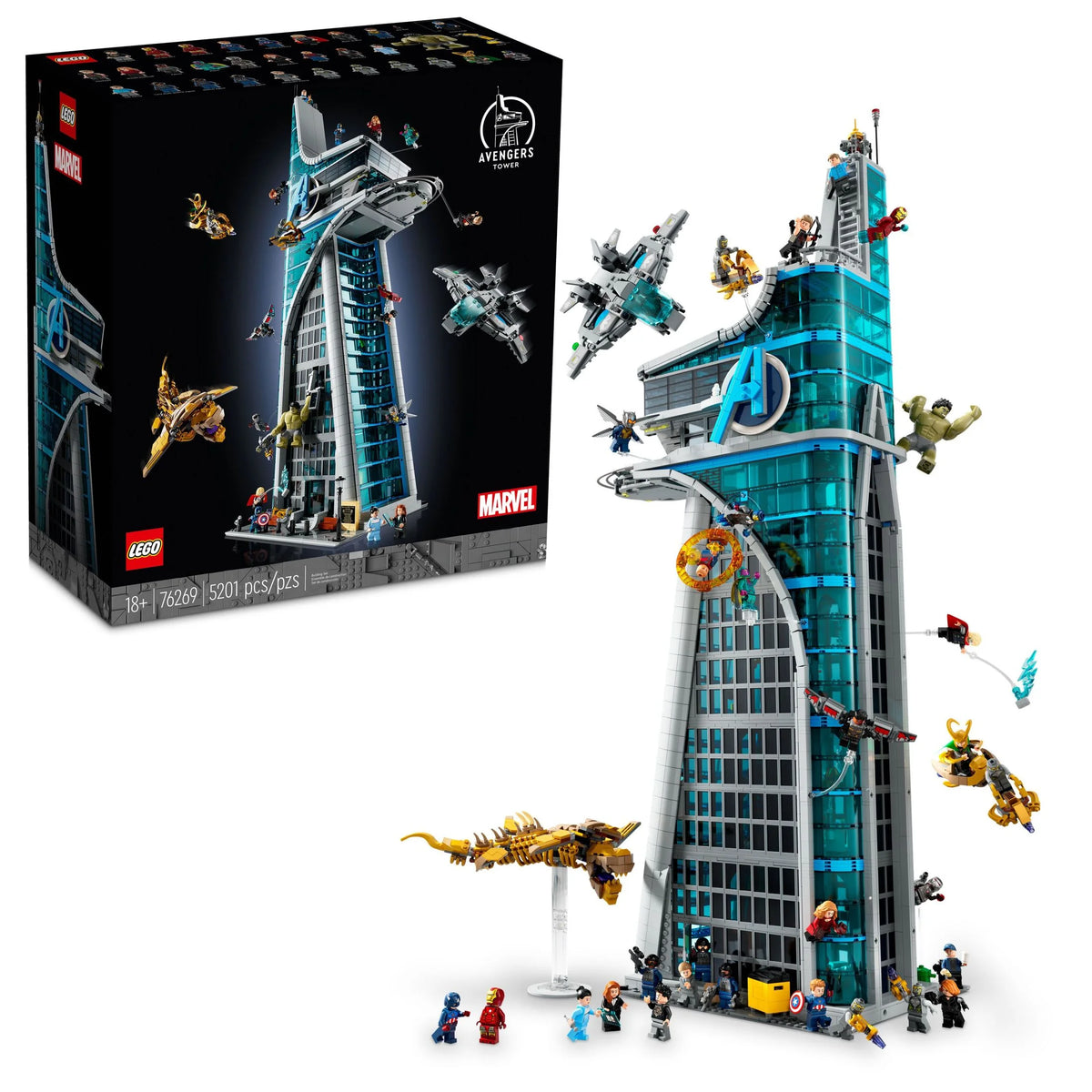 LEGO Marvel Avengers Tower Building Kit with 31 Figures S56019