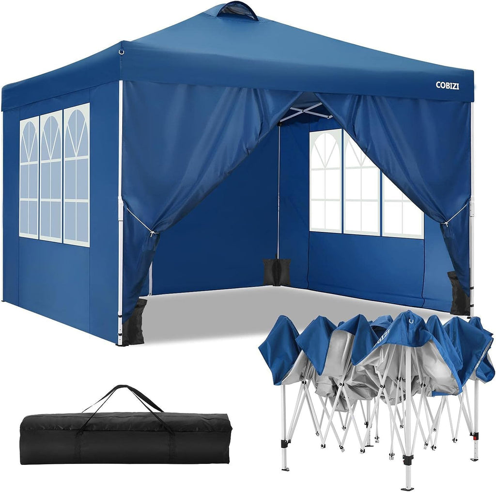 10x10 Pop-up Canopy Tent with 4 Sidewalls F40555