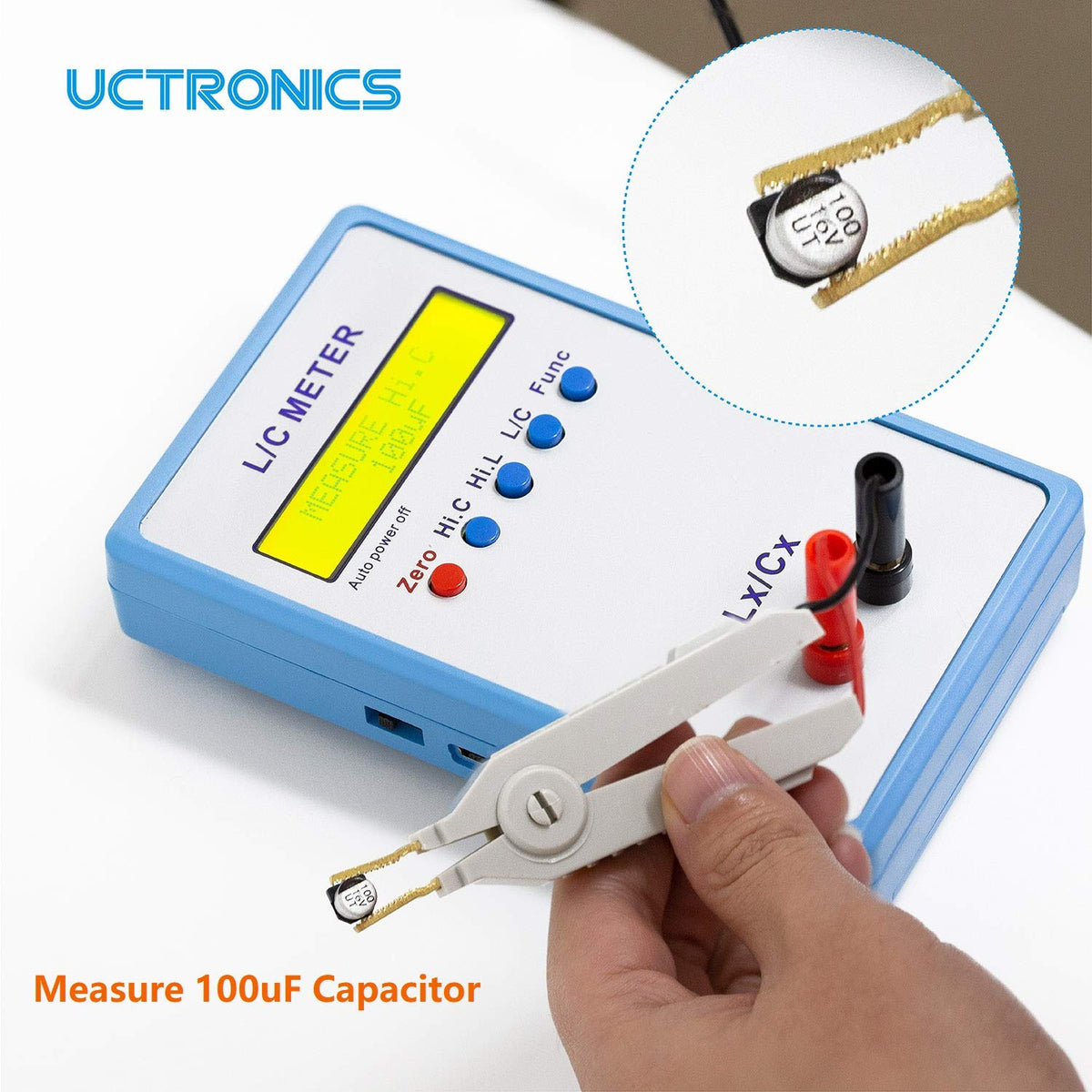 Handheld LC Inductor Capacitor Tester Pack of 2 O7942