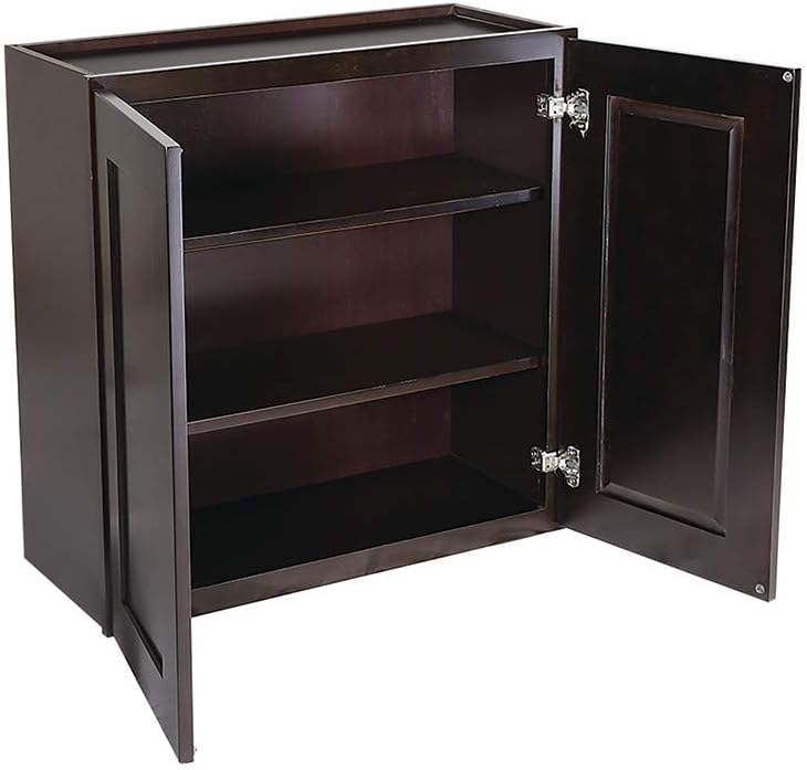30x36x12 Espresso Wall Kitchen Cabinet Q854