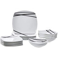 18 Piece Square Dinnerware Set F987410