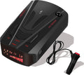 Black Radar Detector with Voice Prompt and LED Display S497013