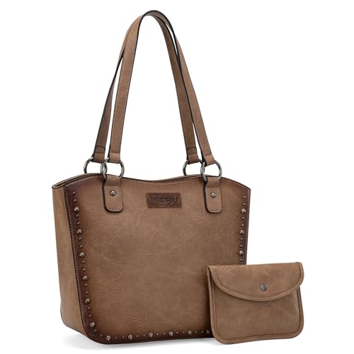 Retro Studded Western Hobo Handbag And Wallet Set H65636