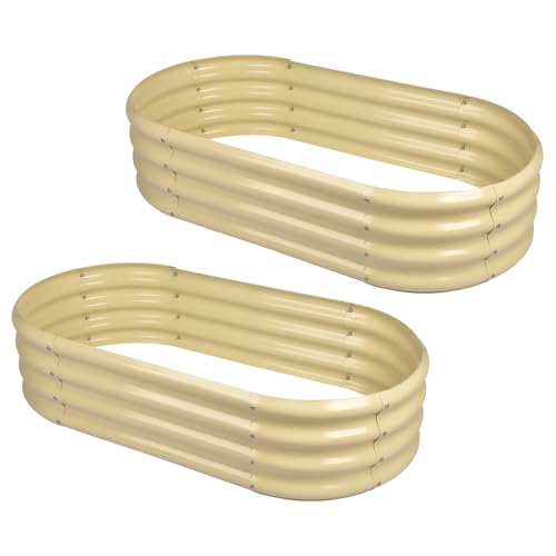 2Pcs Galvanized Raised Garden Bed Kit U8824