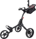 Compact 3 Wheel Push Cart Trolley with Foot Brake C945885