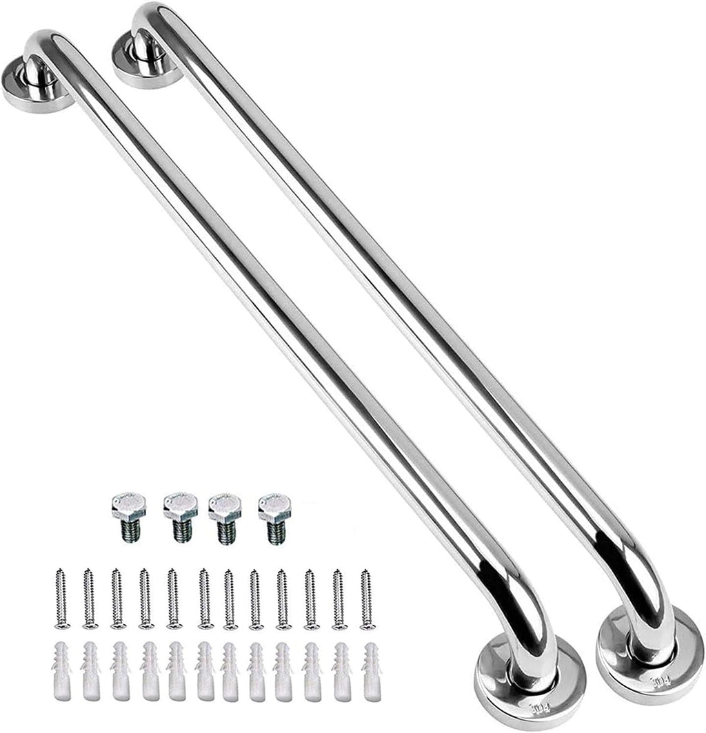 2 Pack 32 Inch Stainless Steel Shower Grab Bar Q273
