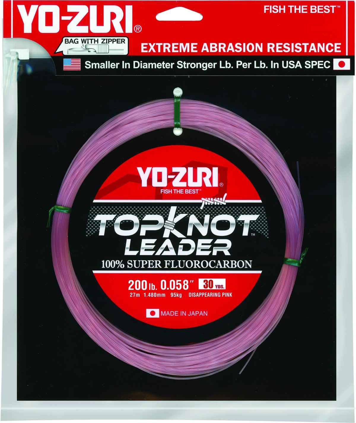 Fluorocarbon Leader 200lb 30yd Pink I2004