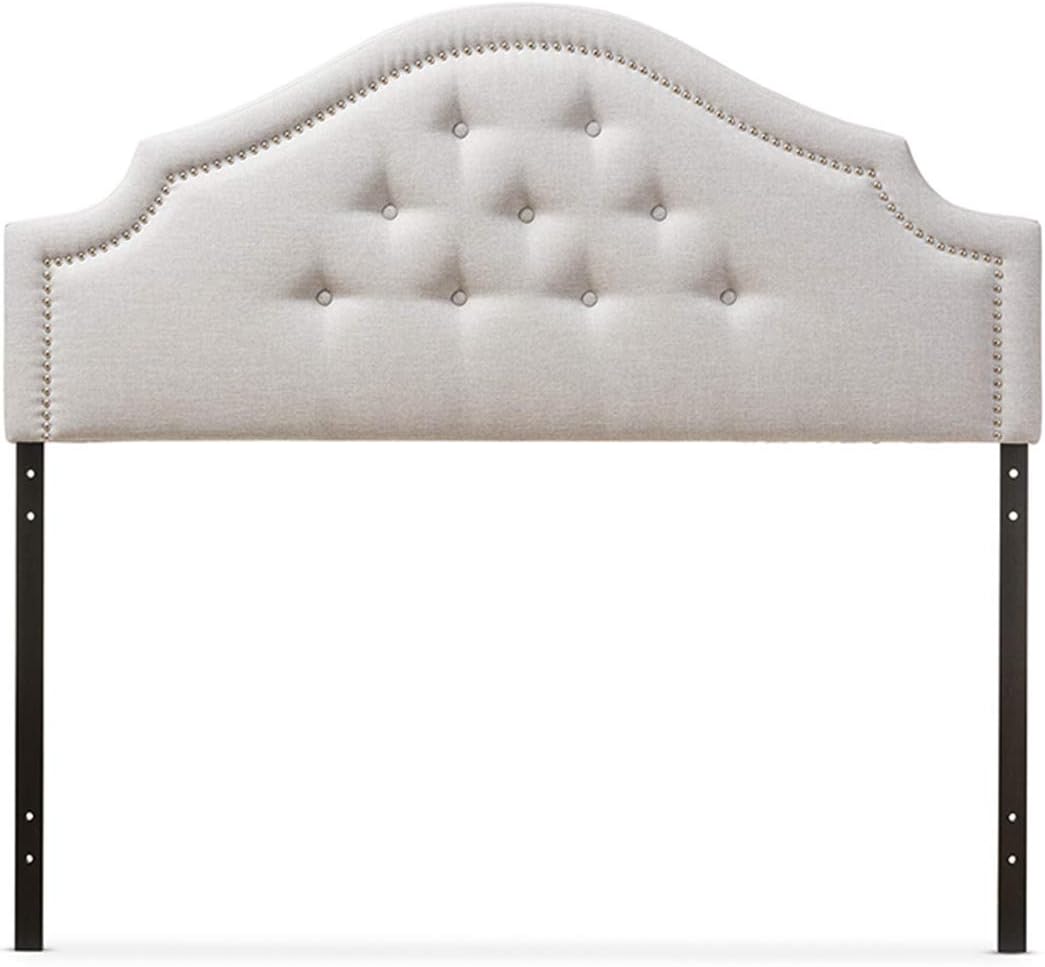 Grayish Beige Upholstered Full Headboard S5153