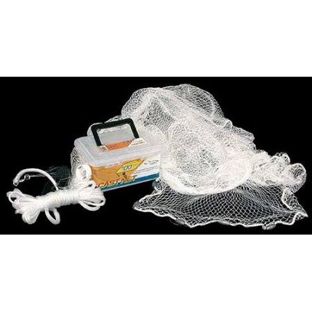 White Nylon Cast Net 4 ft 3/8x22 Mesh R387