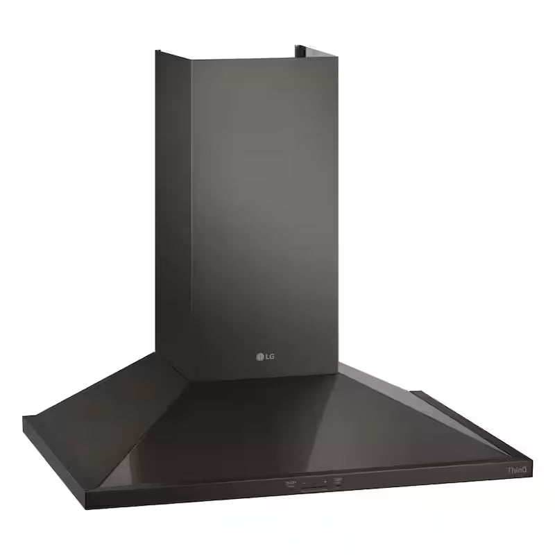 36 in. Smart Wall Mount Range Hood Black Stainless Steel Y3401