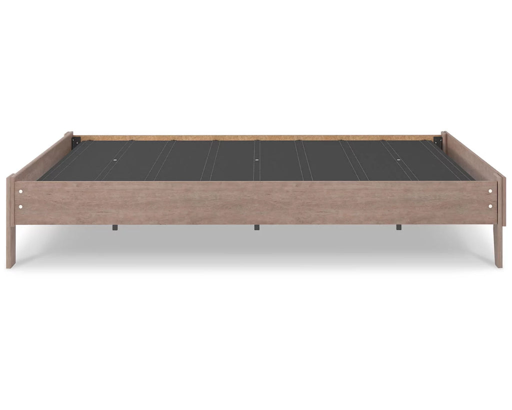 Queen Platform Bed Gray Q2584