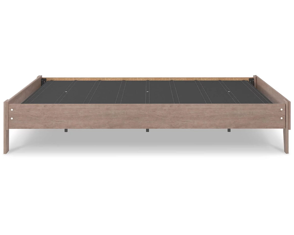 Queen Platform Bed Gray Q2584