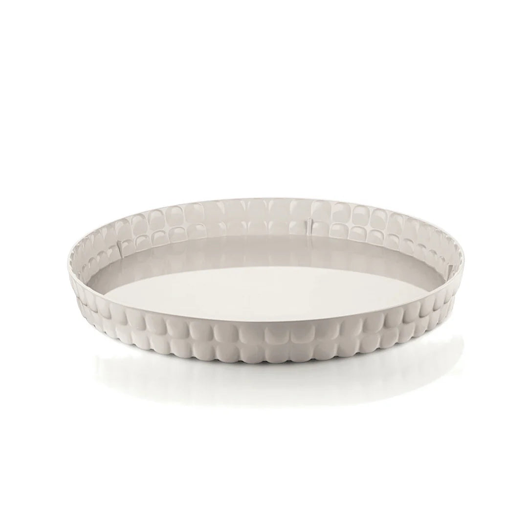 Milk white Round tray Y2734