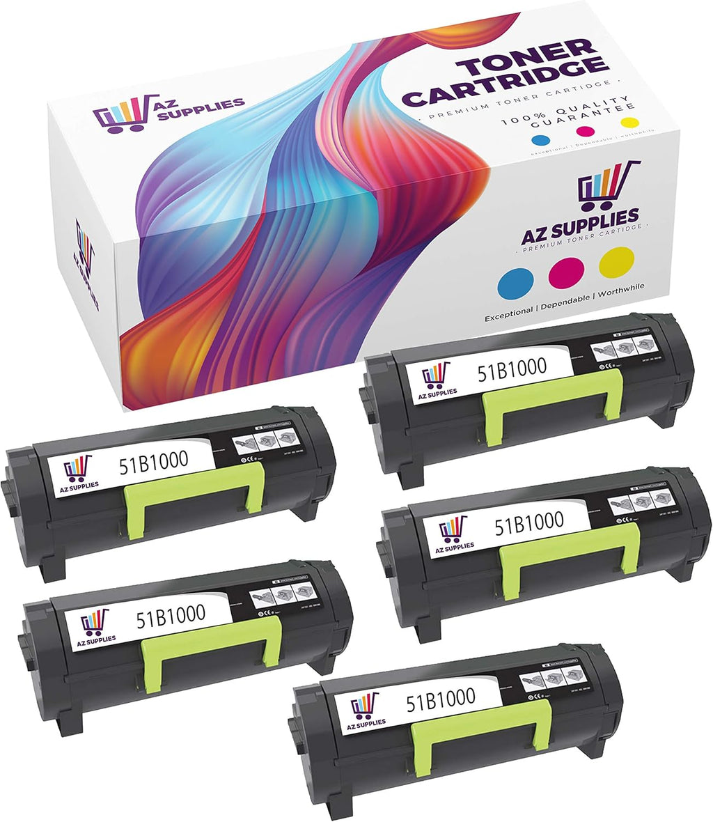 Black Toner Cartridge 5 Packs X97989