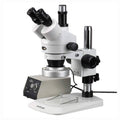 Trinocular Stereo Zoom Microscope, 7X-90X Magnification, 0.7x-4.5x Zoom Object L528