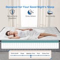 14 Gel Memory Foam Spring Hybrid Mattress in a Box, Twin Mattress D386698