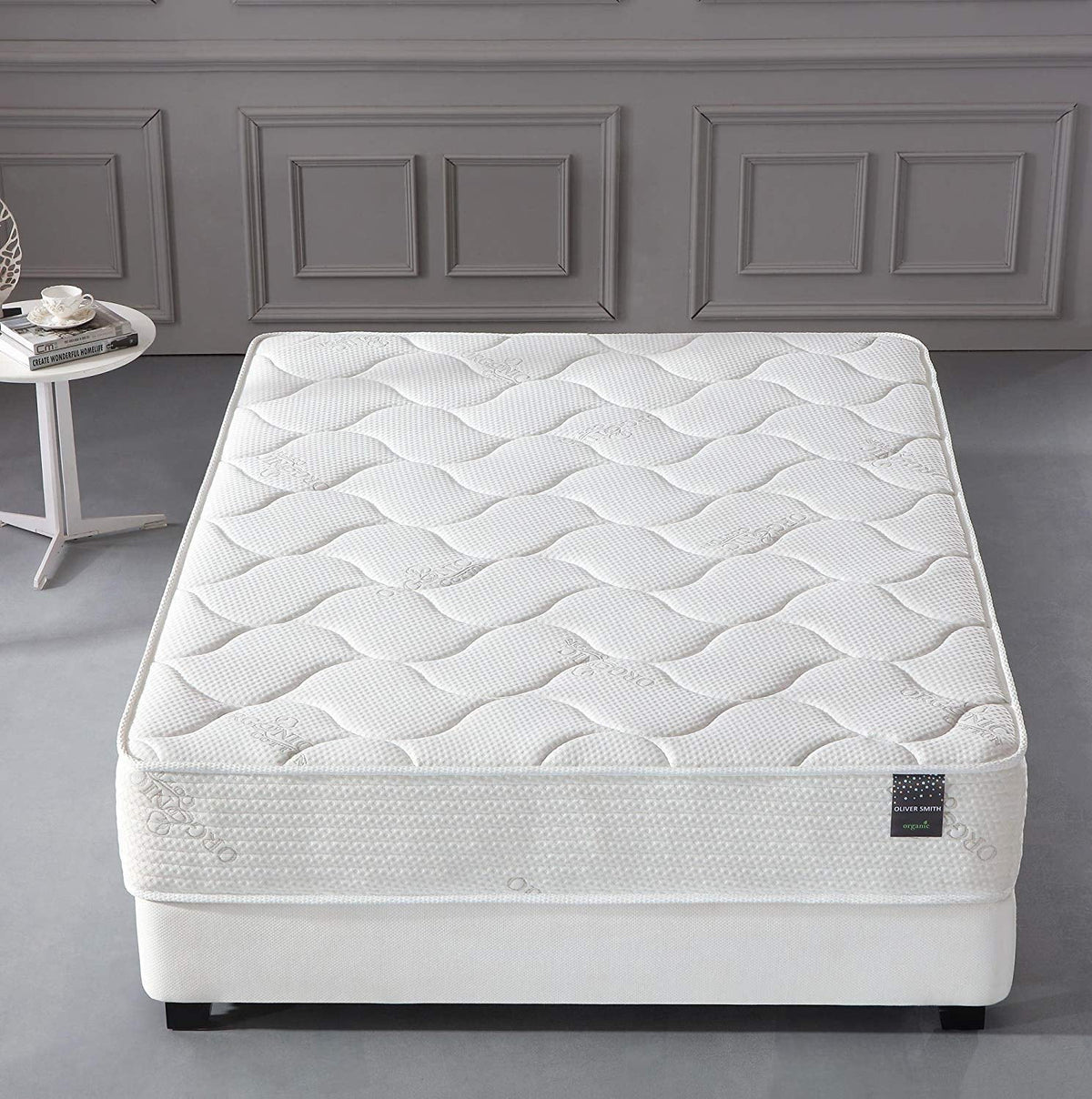 Organic Cotton 10 Spring & Foam Hybrid Mattress F377