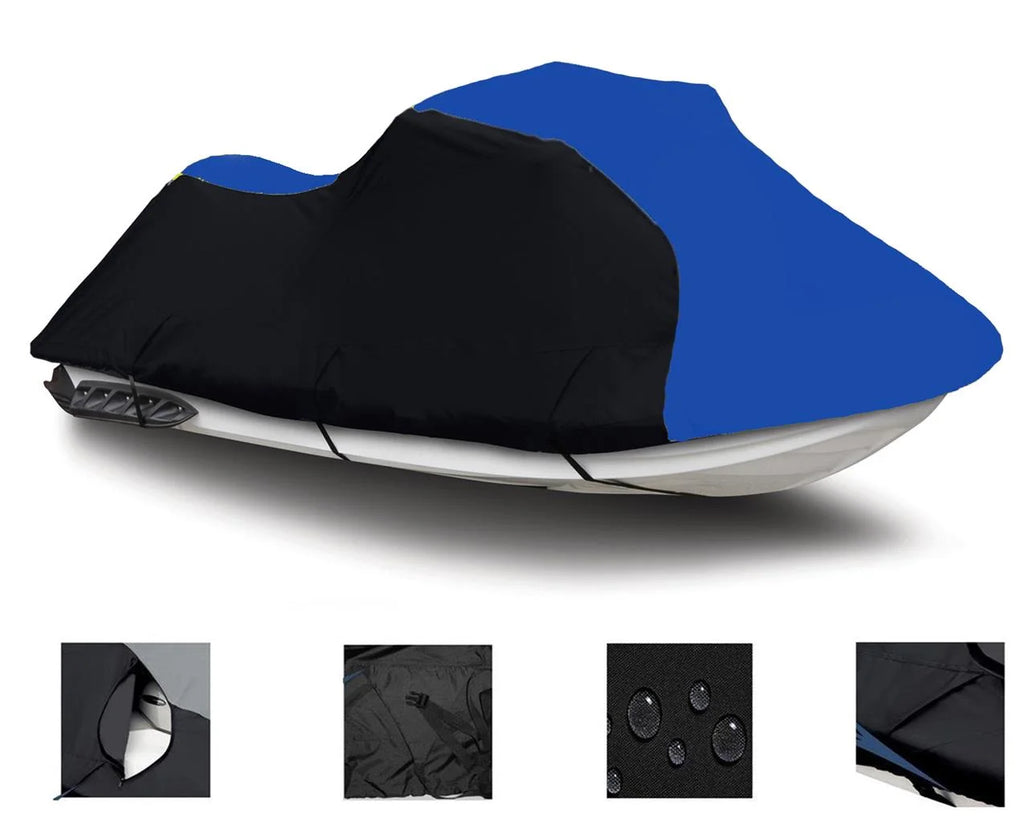 BLACK BLUE HEAVY-DUTY JET SKI PWC COVER Y517